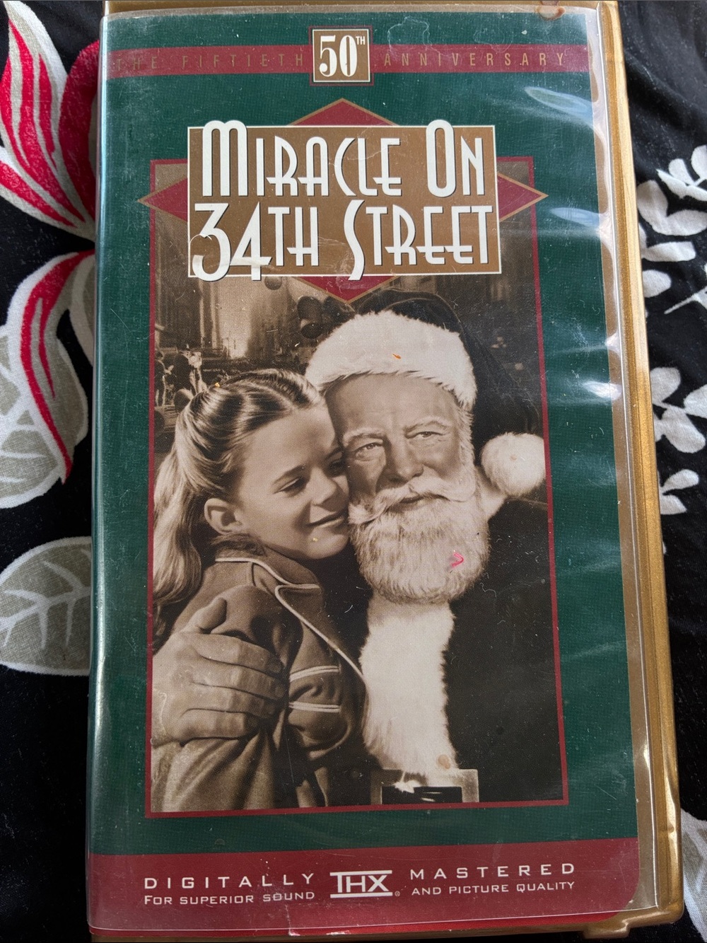 Miracle on 34th Street 50th Anniversary Holiday vhs